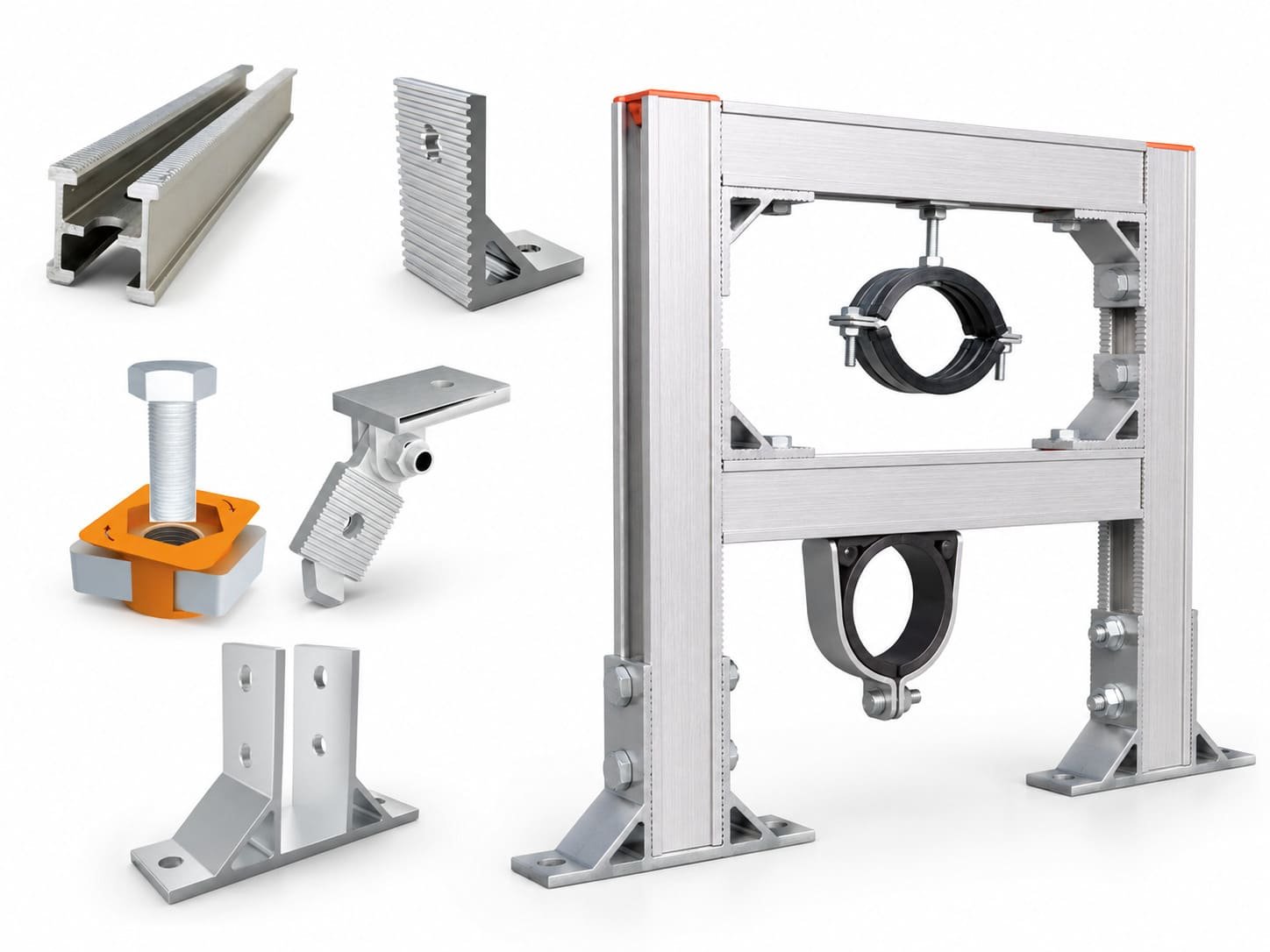 Lonsonstrut high-strength aluminum modular MEP support system